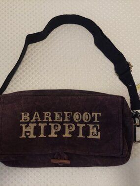 FREE SHIP! NWT Cotton Canvas Barefoot Hippie Waist Belt/Crossbody Bag